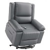 GAOMON Power Lift Recliner Chair - Heat and Massage, Adjustable Back and Legs, Pu Leather Electric Lift Chair Designed - 2 of 4