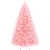 Yaheetech 4.5Ft/6Ft/7.5Ft/9Ft/12Ft Pre-lit Spruce Artificial Christmas Tree with 150 Incandescent Warm White Lights - 2 of 4