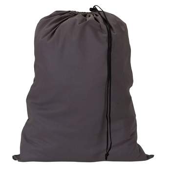 Household Essentials Cotton Laundry Bag Gray