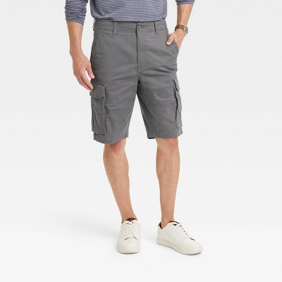 Men's 10 Graves Striped Board Shorts - Goodfellow & Co™ Charcoal 28