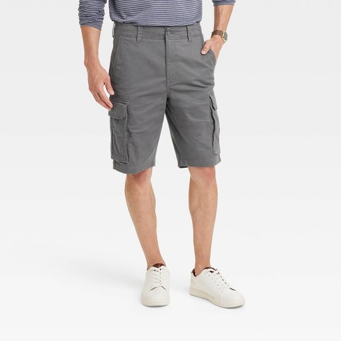 Grey Cargo Shorts - Lowes Menswear