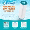 Hurricane Filters Advanced Spa Filter Cartridge Replacement Compatible for Unicel C-4325, PA225, Filbur FC-1220, Hayward MicroStar-Clear C225, 4 Pack - 3 of 4