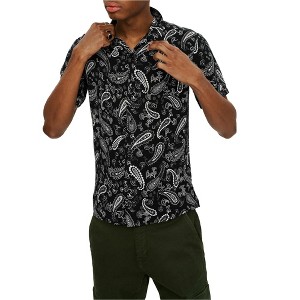 Elevenparis Mens Paisley Button Up Shirt - 1 of 1