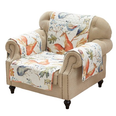 Reversible Willow Furniture Protector Slipcover Orange/Blue - Greenland Home Fashions
