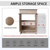 SEVOBAL Bathroom Vanities 36 Inch Freestanding Vanity with Black Ceramic Sink Soft Close Door for Bathroom, Beige, 35.8"*18.31"*34.25" - 4 of 4