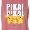 Women's Pokémon Pika! Pika! Graphic Racerback Tank - Heather Mauve - Small - 2 of 3