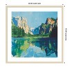 Amanti Art Mountain Reflection II by Walker Noble Wood Framed Wall Art Print - 4 of 4