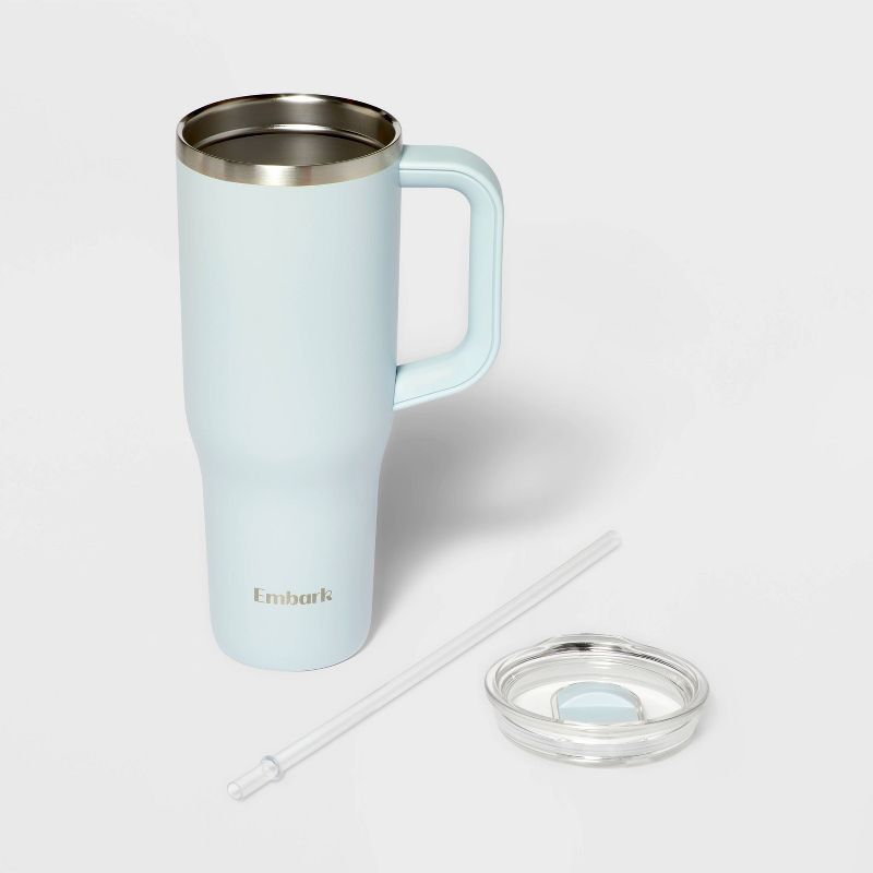 40oz Stainless Steel Straw Tumbler - Embark™, 3 of 5