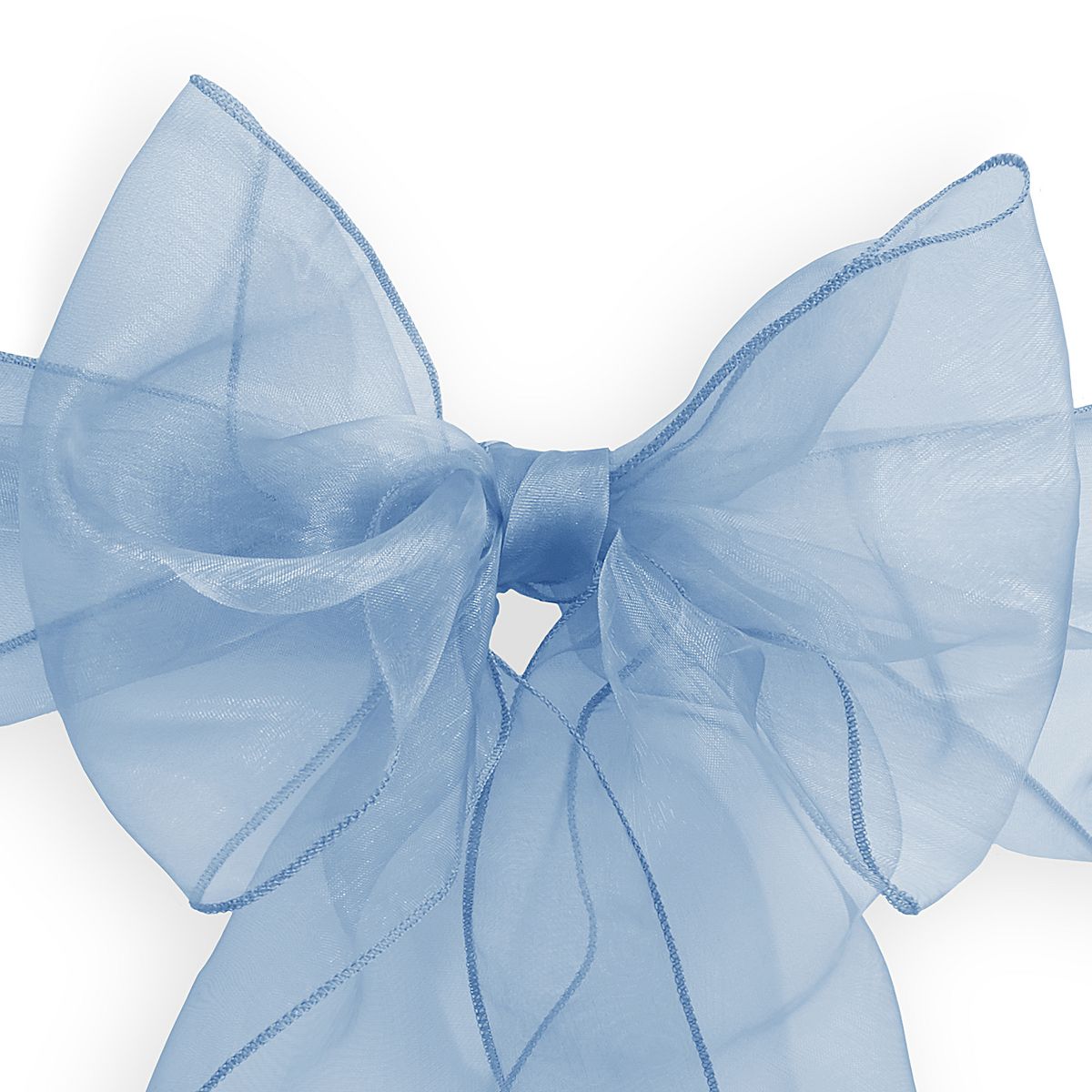 Lann's Linens 10-Pack Elegant Organza Chair Cover Sashes for Wedding, Banquet - thumbnail 2