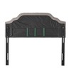 Contemporary Upholstered Headboard with Button Tufted Diamond Stitch & Nailhead Accents, Queen/Full Size Headboard -Christopher Knight Home - 3 of 4