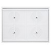 Full/Queen Size Murphy Bed Wall Bed, White/Gray-ModernLuxe - 4 of 4