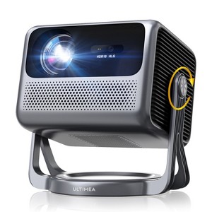 ULTIMEA 4K Smart Projector with Android TV 11.0, Netflix, Dolby Audio, WiFi & Bluetooth 5.3,600 ANSI, Nova C40 - 1 of 4