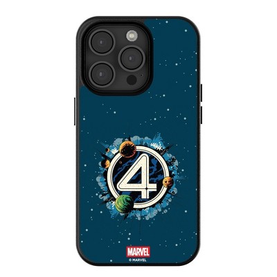 Keyscaper Marvel Fantastic 4 Badge MagSafe Compatible Cell Phone Case for Apple iPhone