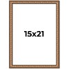 PosterPalooza | Slim Profile Gold Picture Frame - UV Acrylic, Foam Board Backing, Hanging Hardware - 2 of 4