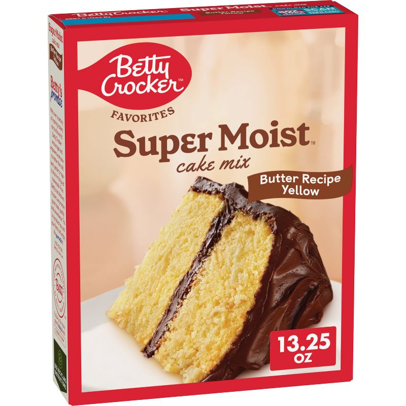 Betty Crocker Yellow Super Moist Cake Mix - 13.25oz, 1 of 10