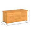 75 Gallon Wooden Deck Box, Outdoor Storage Container with Aerating Gap & Weather-Fighting Finish - 3 of 4