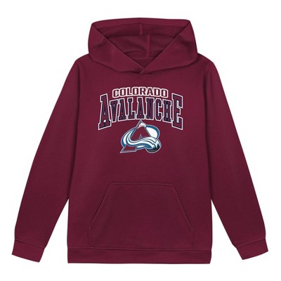 NHL Colorado Avalanche Boys' Fleece Hooded Sweatshirt
