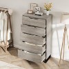 5 Dresser for Bedroom, 51" Tall Dresser, Freestanding Vertical Drawer Cabinet with Storage, Wooden Closet Storage Chest for Living Room, Hallway - 2 of 4