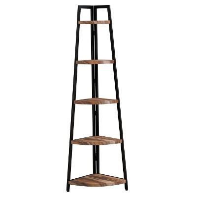 Tiered deals corner shelves