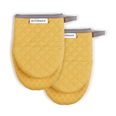 MIU France Set of 2 Silicone Pot Holders Yellow