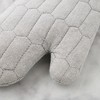 MARTHA STEWART Honeycomb Quilted Chambray Oven Mitt 2-Pack Set - 2 of 4