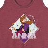 Women's - Frozen 2 - Anna Stirs Up Leaves Graphic Racerback Tank - 2 of 4