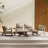 WestinTrends Avalon Outdoor 5-Piece Modular Sectional Patio Furniture Sofa Set - 2 of 4