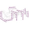 vidaXL Patio Chairs with Cushions Seating Outdoor Garden Furniture Black Steel - 3 of 4