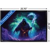 Trends International Wumples - Cosmic Grim Reaper Framed Wall Poster Prints - 3 of 4