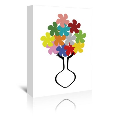 Asstd National Brand Tell Me A Story With Flowers Canvas