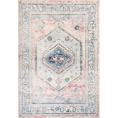 Nuloom Chase Faded Vintage Medallion Indoor Area Rug