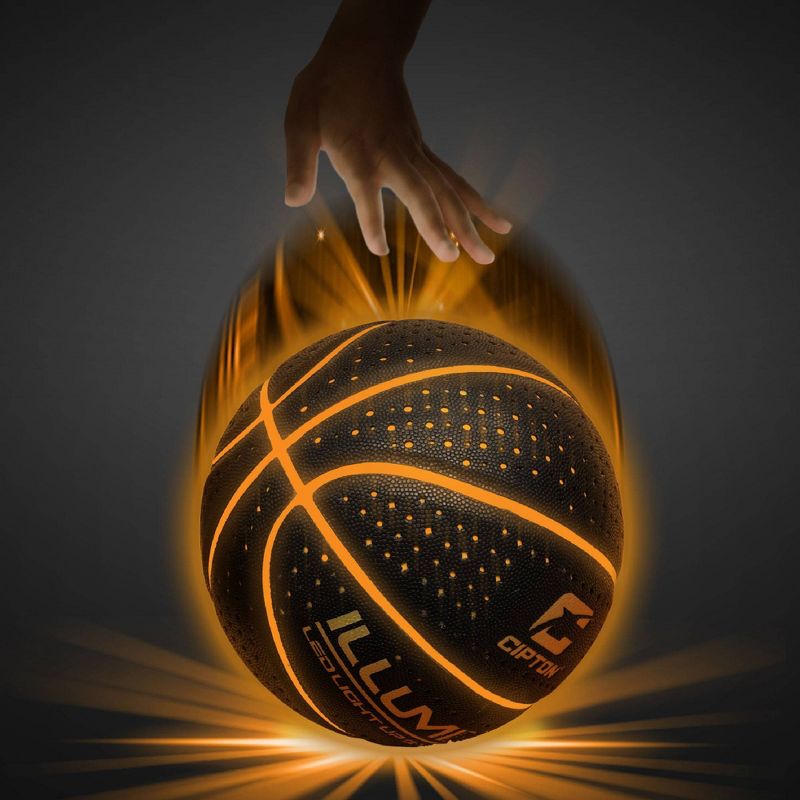 CIPTON LED Composite 29.5&#34; Basketball - Black, 5 of 9