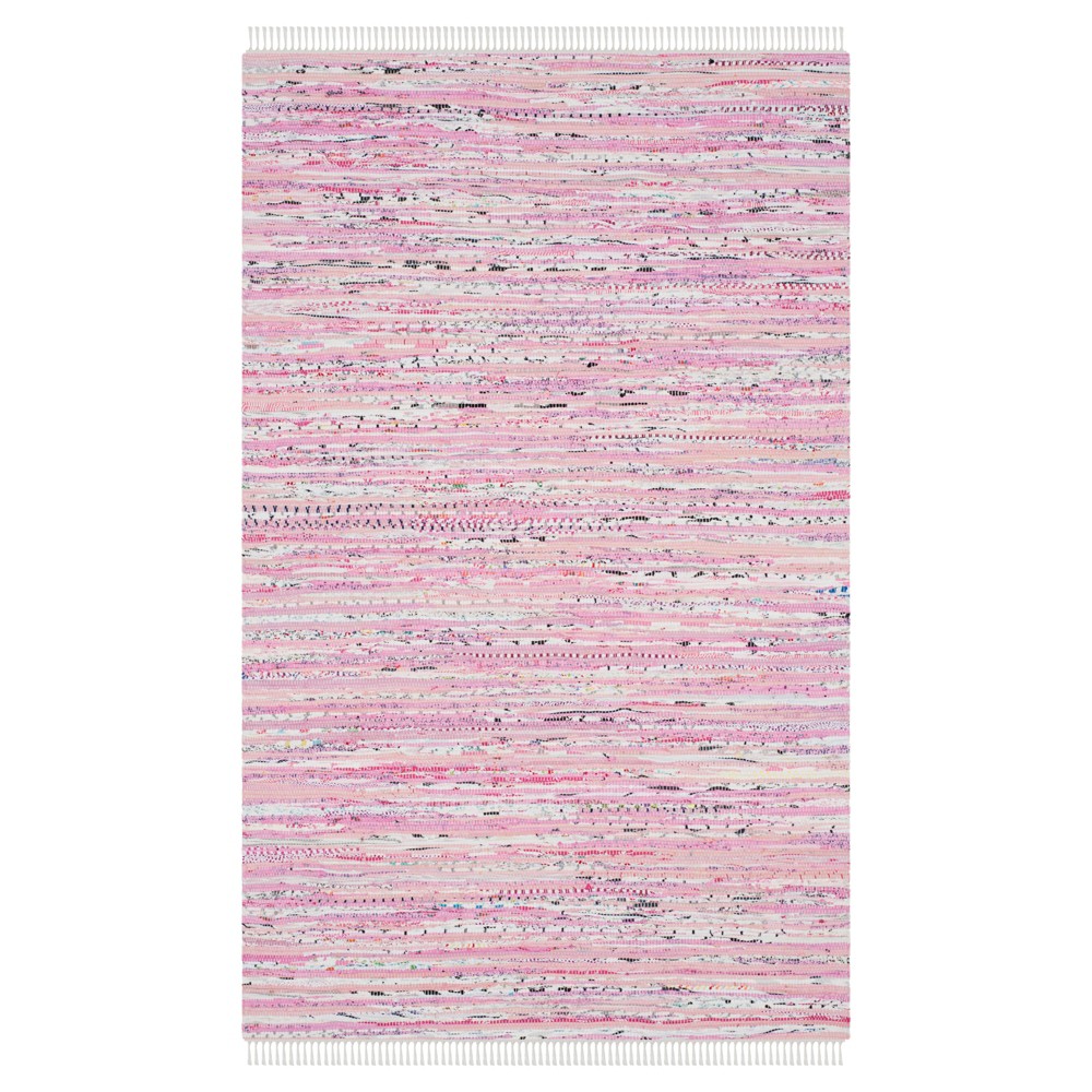 5'x7' Burst Area Rug Light Pink - Safavieh