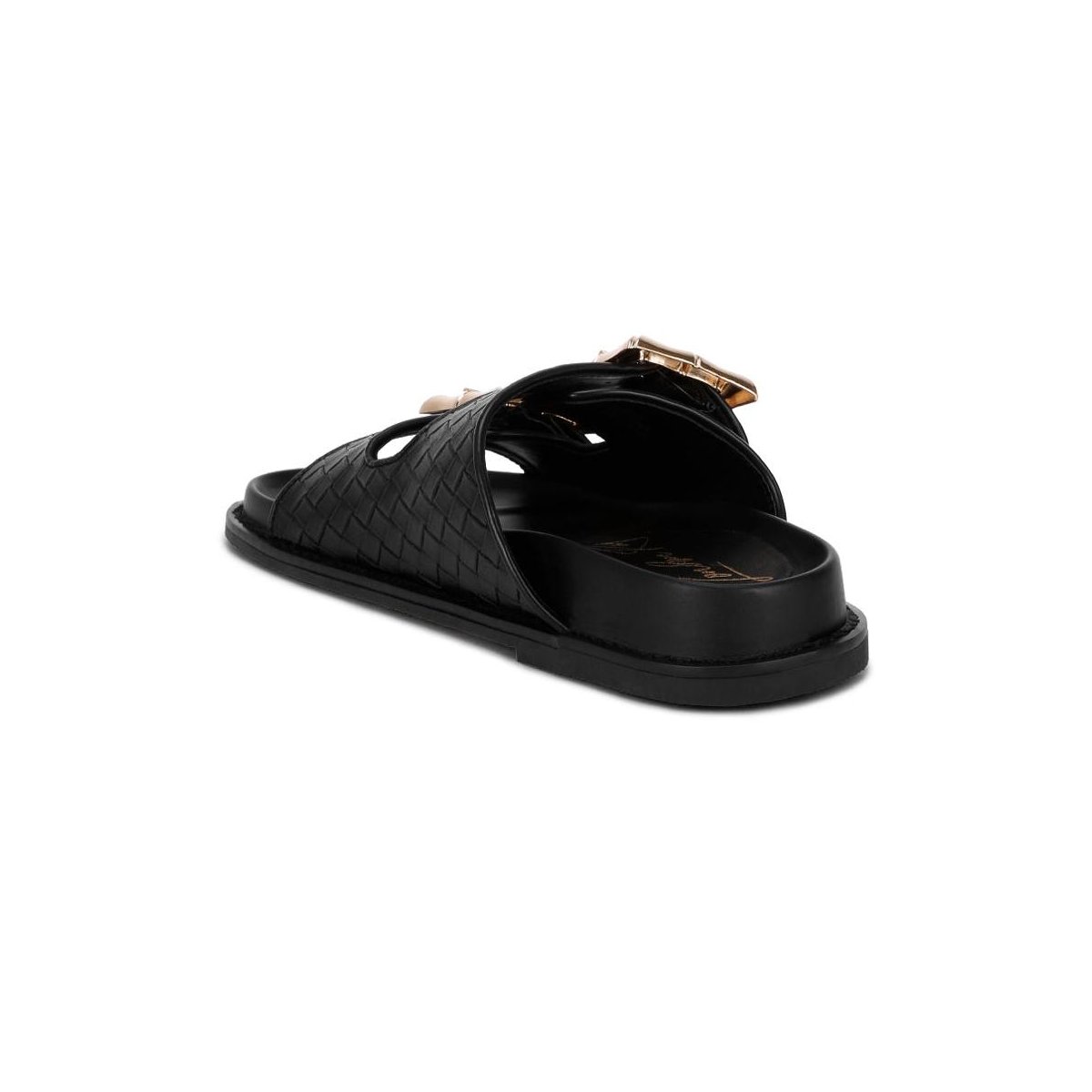 Обувь London Rag Womens Zooper Chunky Buckle Slip-On Flats 8 — фото 3