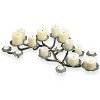 SPI Home Blossom Pillar Candelabra – 3.5" Tall Floral Metal Candle Holder for Centerpieces, Tabletop & Home Decor - 2 of 3