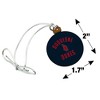 Duquesne University Dukes Logo Mini Small Tiny Wood Christmas Tree Holiday Ornament - 4 of 4