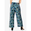 Jessica London Women's Plus Size Everyday Stretch Knit Wide Leg Pant - 3 of 4
