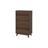 Plank+Beam Solid Wood Classic 5-Drawer Solid Wood Dresser, Storage Dresser for Bedroom, Chest of Drawers - 2 of 4