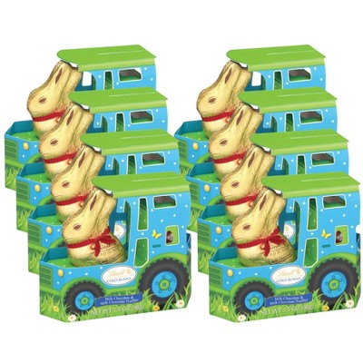 Lindt Chocolate Milk Chocolate Gold Bunny Tractor - 8 boxes, 3.5 oz each