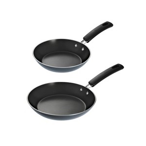 Tramontina 8" and 9.5" Aluminum Non Stick 2pc Fry Pan Set - Blue: Heavy-Gauge, Dishwasher-Safe Cookware - 1 of 4