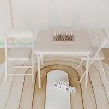 3-Piece Folding Table and Chair Set for Kids with Soft PU Cushions, Portable No Assembly for Eating Reading Playing - 4 of 4