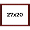 PosterPalooza | Weathered Red Picture Frame - UV Acrylic, Backing Board, Hanging Hardware Included - 2 of 4