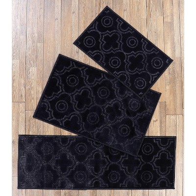 Better Trends 3PC Arya Collection Rectangle 100% Polyester Accent Rug ...