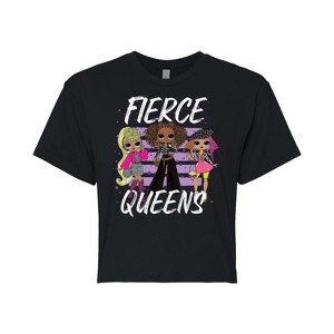 Women's - LOL Surprise! - Fierce Queens Cropped Graphic T-Shirt - 1 of 4