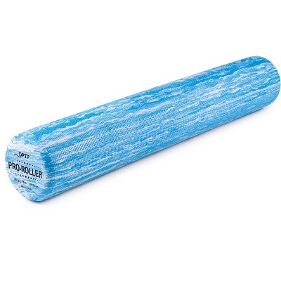 Optp Pro-roller Standard Density Foam Roller - Durable Roller For Massage,  Stretching, Fitness, Yoga And Pilates - Blue, 36 Inches By 6 Inches : Target