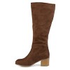 Journee Collection Womens Sanora Stacked Heel Riding Boots - 2 of 4