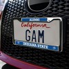 Indiana State Alumni Logo Full Size Standard License Plate Metal Frame - 3 of 4