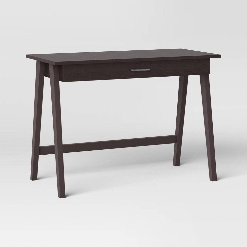 Paulo Wood Writing Desk with Drawer Espresso - Threshold™