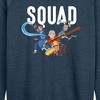 Women's - Avatar: The Last Airbender - Trio Squad Lightweight French Terry Wide Neck Long Sleeve Shirt - 2 of 4
