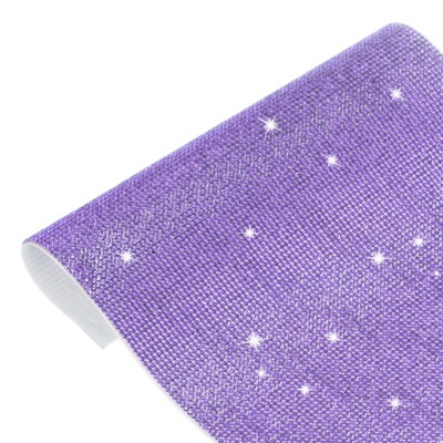 Unique Bargains Crystal Rhinestone Sheet Self Adhesive DIY Crafts Crystal Sticker 1 Pc